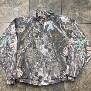 VTG 90’s Scent Lok Full Zip Camo Windbreaker Jacket Size XL